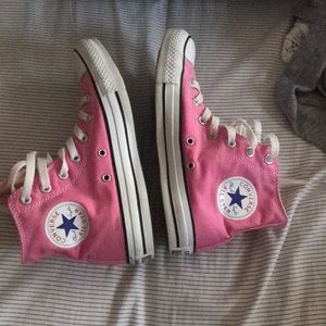 pink converse high top